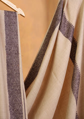 Pashmina Embroidered Border Shawl D#259 - Skin
