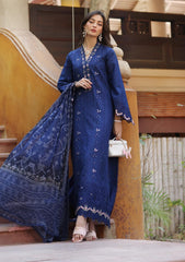 Lawn - Noor By Saadia Asad - Eid Luxury - Handwork Laserkari - NEH25#5B