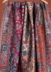 Pashmina Zari Jamawar Shawl D - 25 - Blue