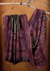 Pashmina Zari Jamawar Shawl D#05 - Black