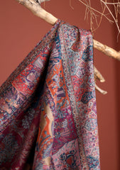 Pashmina Zari Jamawar Shawl D - 25 - Blue