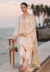 Lawn - Noor By Saadia Asad - Eid Luxury - Handwork Laserkari - NEH25#3A