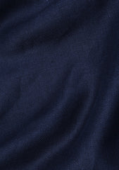 Luxury Lino Biella Selvage Stripe Linen Fabric - N Blue