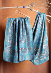 Pashmina Zari Jamawar Shawl D#94 - Multi