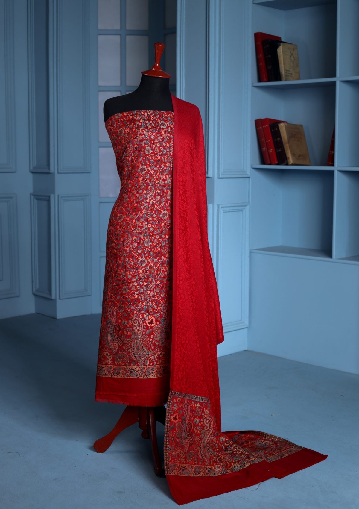 Winter Collection - Riwaj - Pashmina Kaani Jamawar Suit - Volume II - D#28