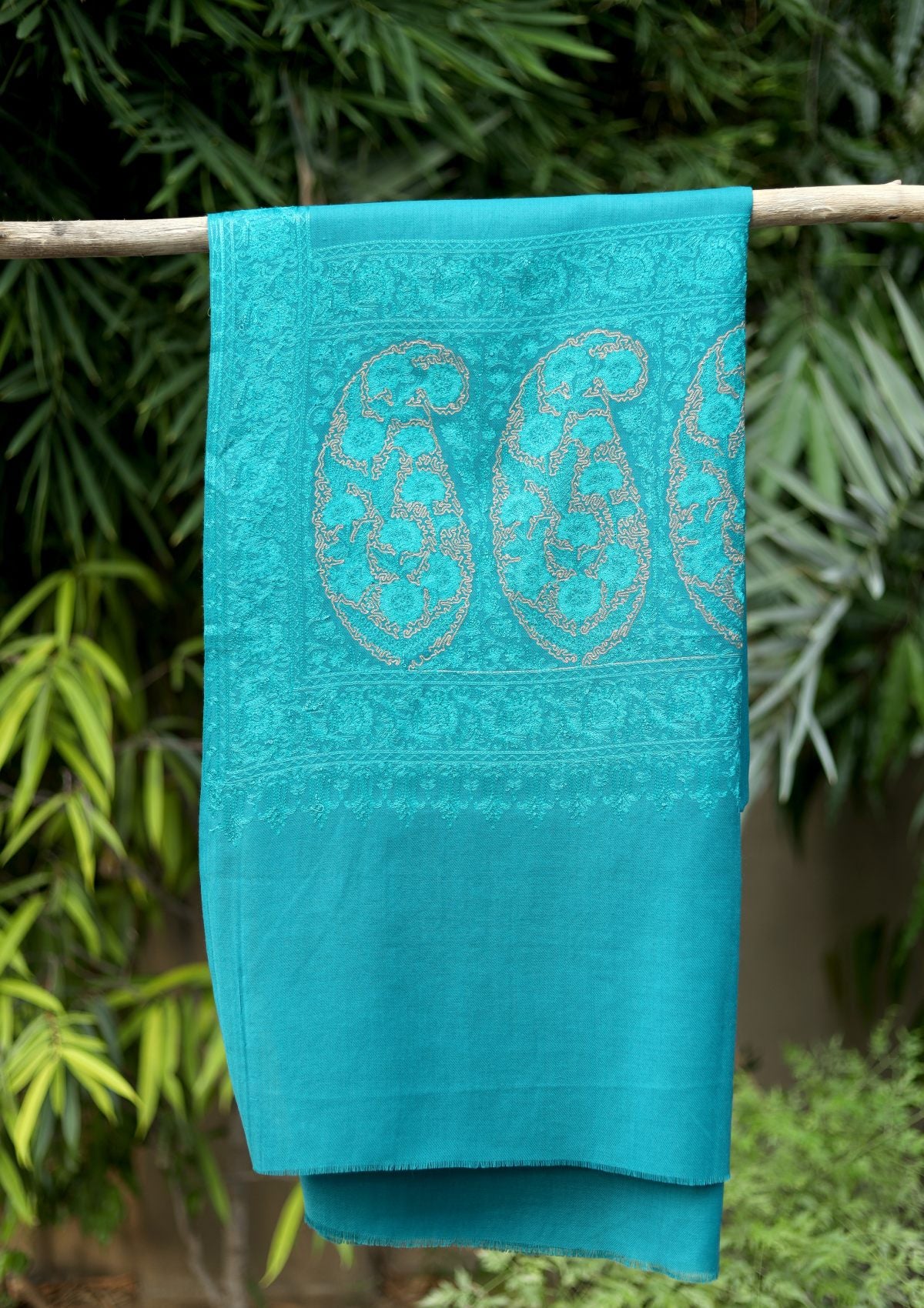 Pashmina Ari Work Shawl D - 186