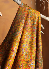 Pashmina Zari Jamawar Shawl D#57 - Mustard