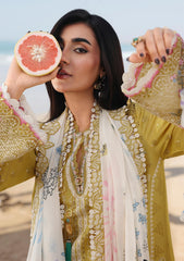 Lawn - Qalamkar - Sahil - Luxury 26 - SA#07 - Hira