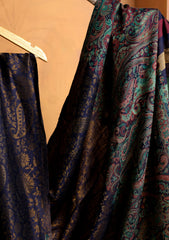 Pashmina Zari Jamawar Shawl D#08 - N Blue