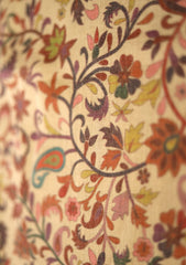 Digital Printed Wool Shawl D - 08 - Brown