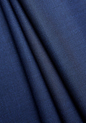 Drago Lanificio Biella Super 130's Wool Fabric - Blue
