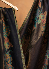 Pashmina Zari Jamawar Shawl D#05 - Black 3