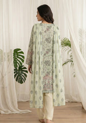 Lawn - Rubaaiyat - Chikankari 26 - Chiffon Dupatta - D#34 - Pista