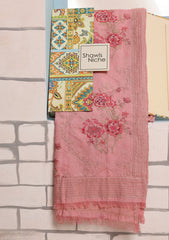 Karandi Embroidered Shawl D#15 - Pink