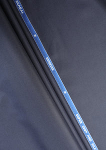 Scabal Super 200's Sunrise Wool & Silk - Navy Blue