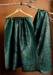 Pashmina Zari Jamawar Shawl D#19 - Green
