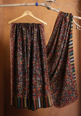 Pashmina Jamawar Shawl D#21 - Black