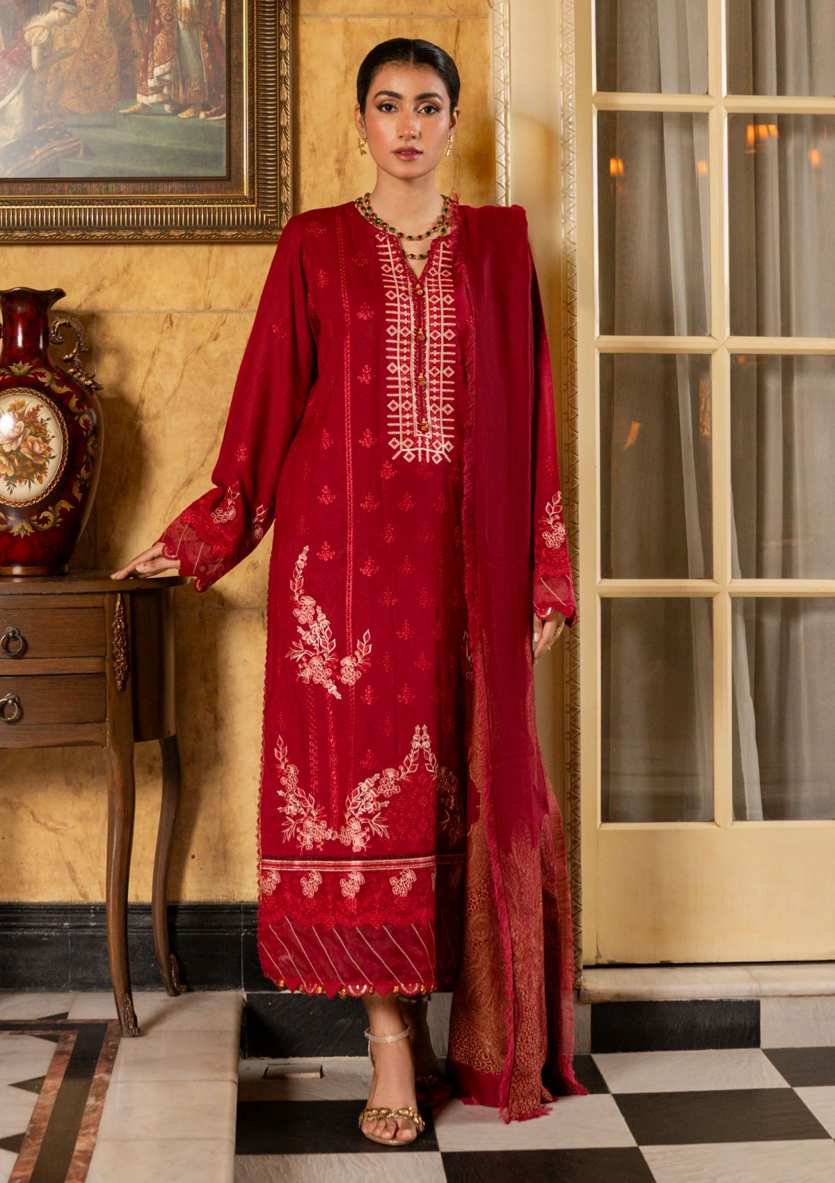 Winter Collection - Firdous - Embroidered Exclusive - FE24#02 - Gulnaar