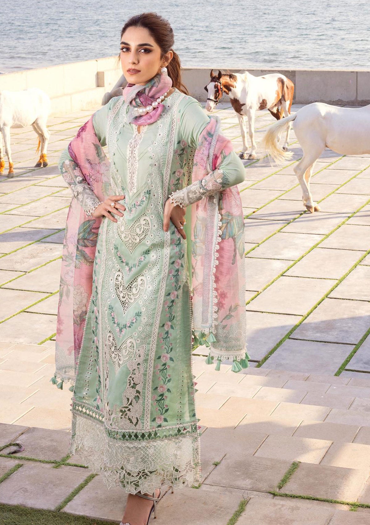 Lawn Collection - Saira Rizwan - Luxury Lawn - SLL24#02 - KESHI