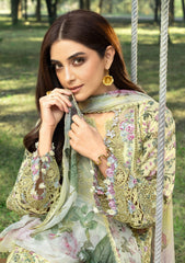 Lawn - Elaf Premium - Chikankari Prints 26 - ERC-6A - EYRA