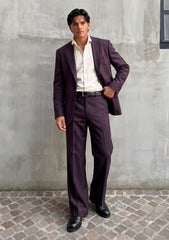 Drapers Montecarlo Wool Fabric - D Purple