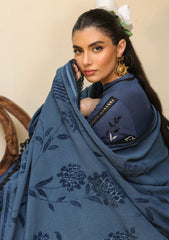Winter - Sahar - Khaddar/Shawl - Unstitched 25 - AW2-25-05 - Azure Ash