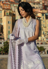 Lawn - Ansab Jahangir - Zoha - Luxury 25 - AJ-LL-25-12 - French Lavender