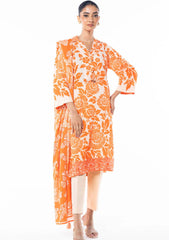 Winter Collection - Al Karam - Unstitched 24 - FW-12-24-ORANGE