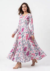 Formals - Rubaaiyat - Digital Printed - Shamoz Silk - White
