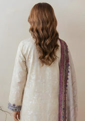 Winter - Riwaj - Pashmina Embroidered Suit - Wool Shawl - D#01 - Skin