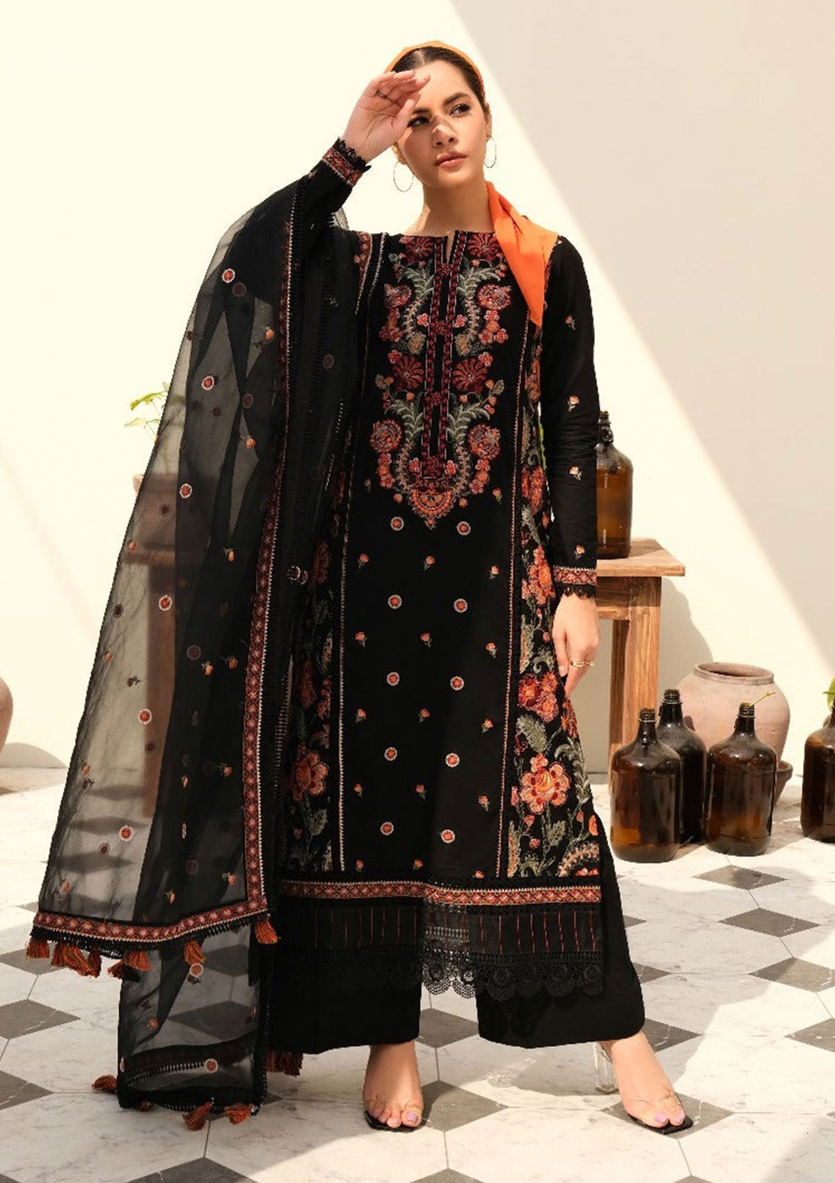 Lawn Collection - Eshaal Mishkaat - Zaib un Nisa - D#4A - Essence