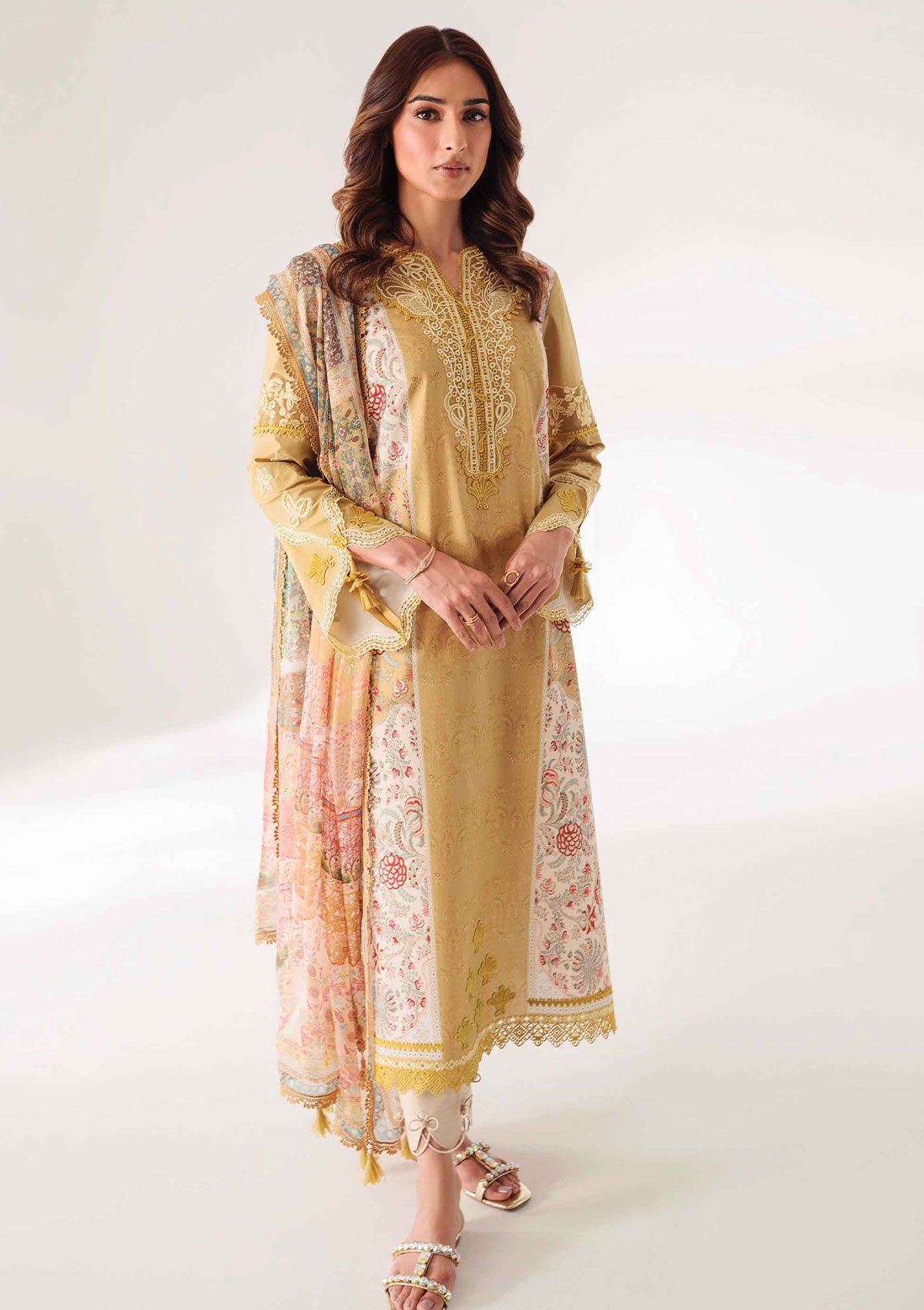 Lawn Collection - Qalamkar - Q Prints 24 - AR#08 - Anais