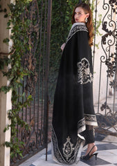 Winter - Noor by Saadia Asad - Pashmina Shawl 25 - NSP#07 - Obsidian