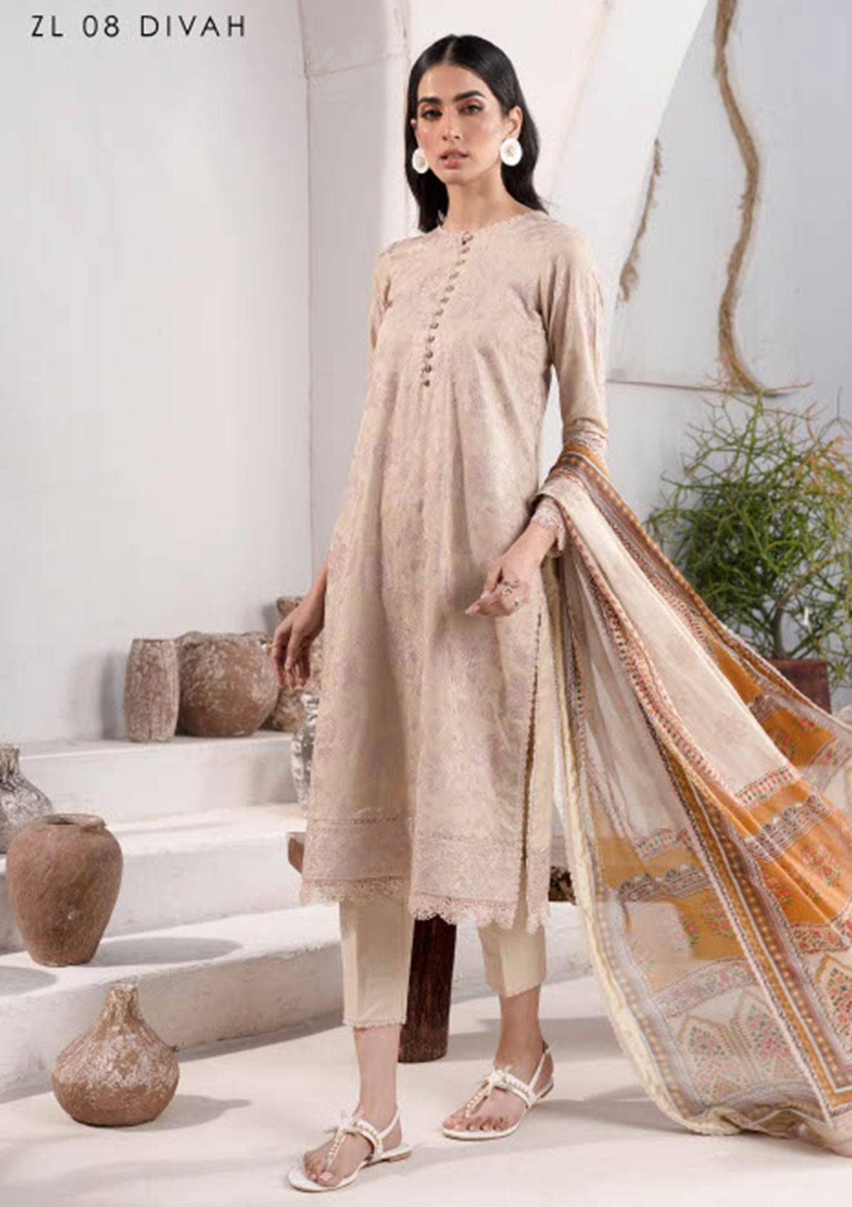 Lawn Collection - Zarif - Eid Lawn - ZEL24#08 - DIVAH