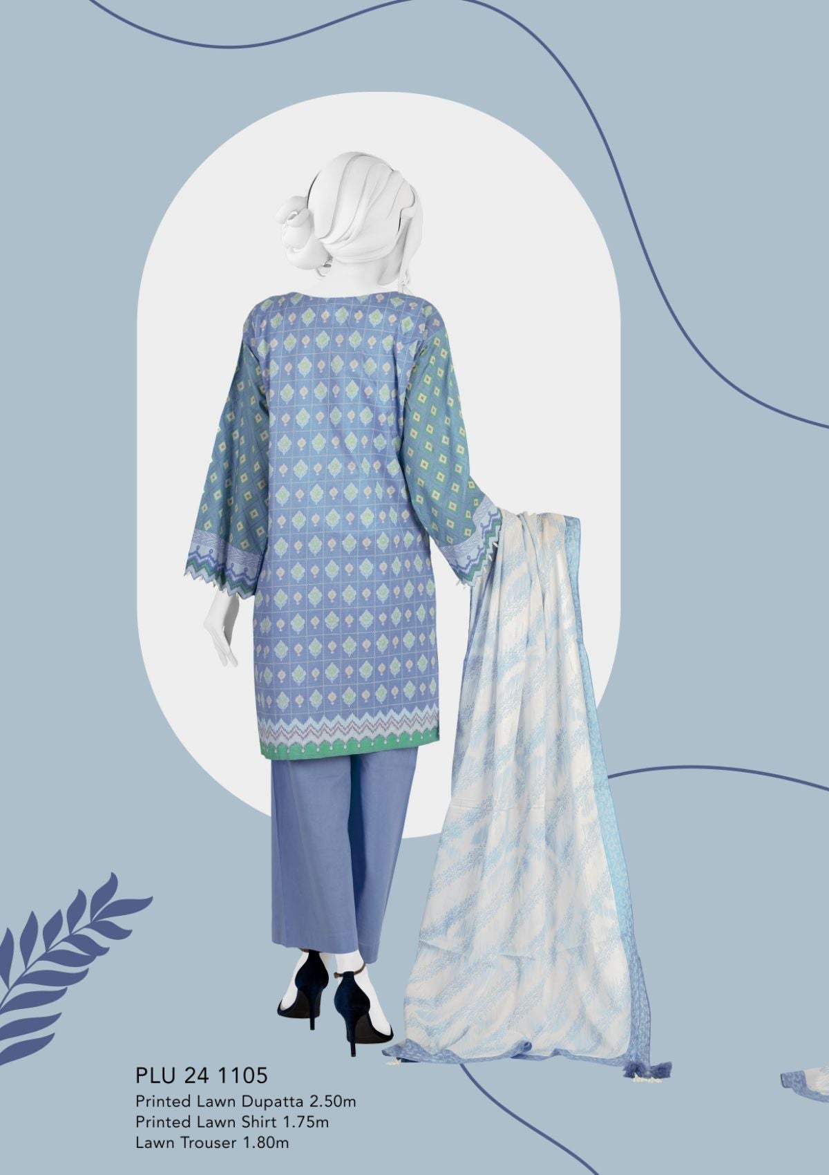 Lawn Collection - Panjnad - Dastaan - PLU24#1105