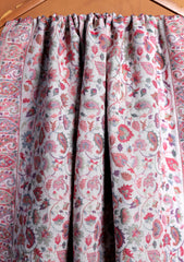 Pashmina Zari Jamawar Shawl D#40 - Off White