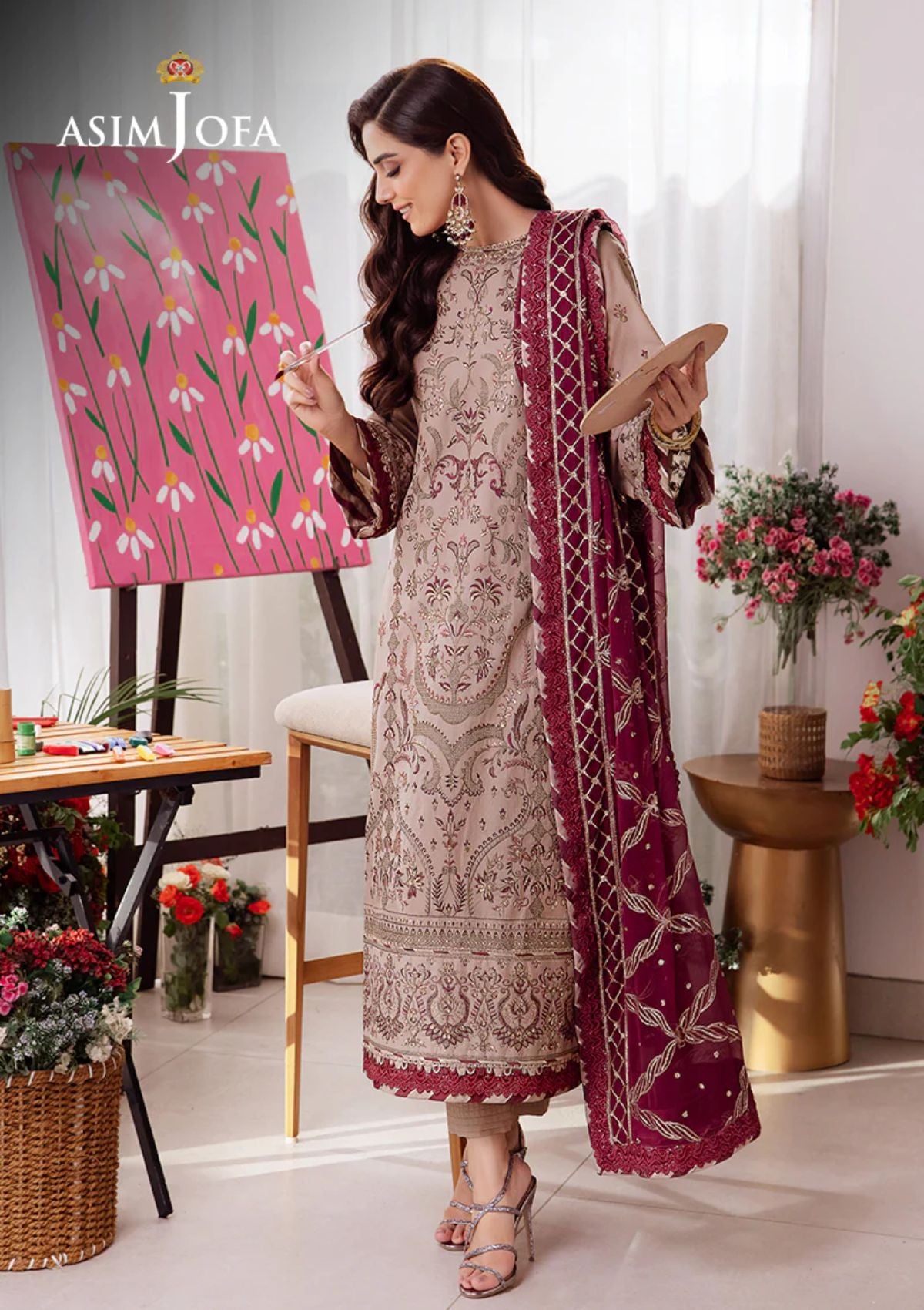 Lawn Collection - Asim Jofa - Uraan - AJUR#24-10