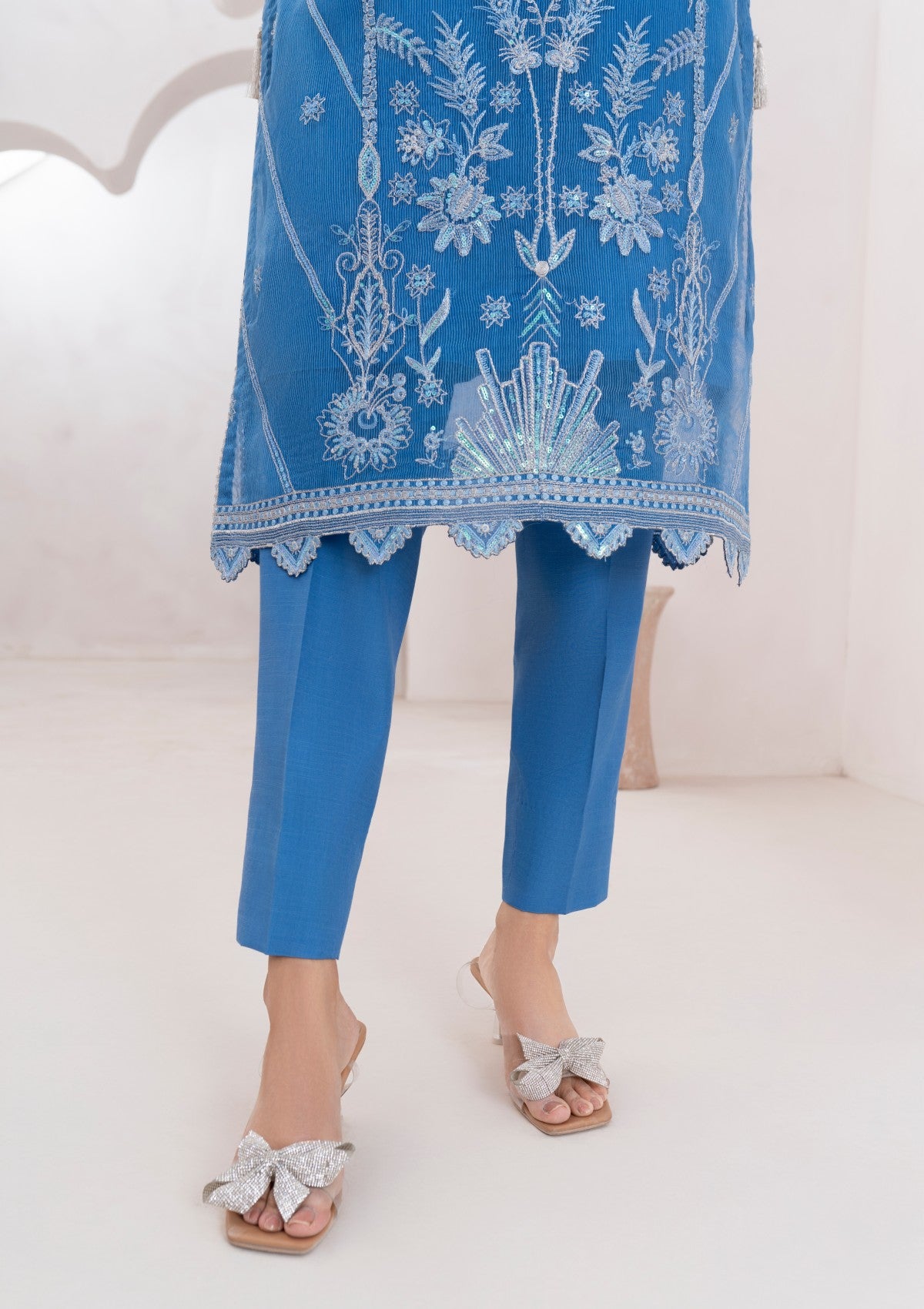 Pret Collection - Fozia Khalid - Rang Mahal Eid Festive - FRM25#08 - Neelum