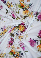 Digital Printed Lawn Fabric - D#10424