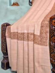 Pashmina Embroidered Border Shawl D#01 - Skin
