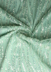Italian Cut Dana Net With Sequence Work - FCE#424