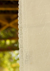Swiss Lawn Emb Shawl D - 28 - White