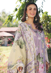 Lawn Collection - Elaf Premium - Print Chikankari - EPC24#03 - A - LILAC L’AMOUR