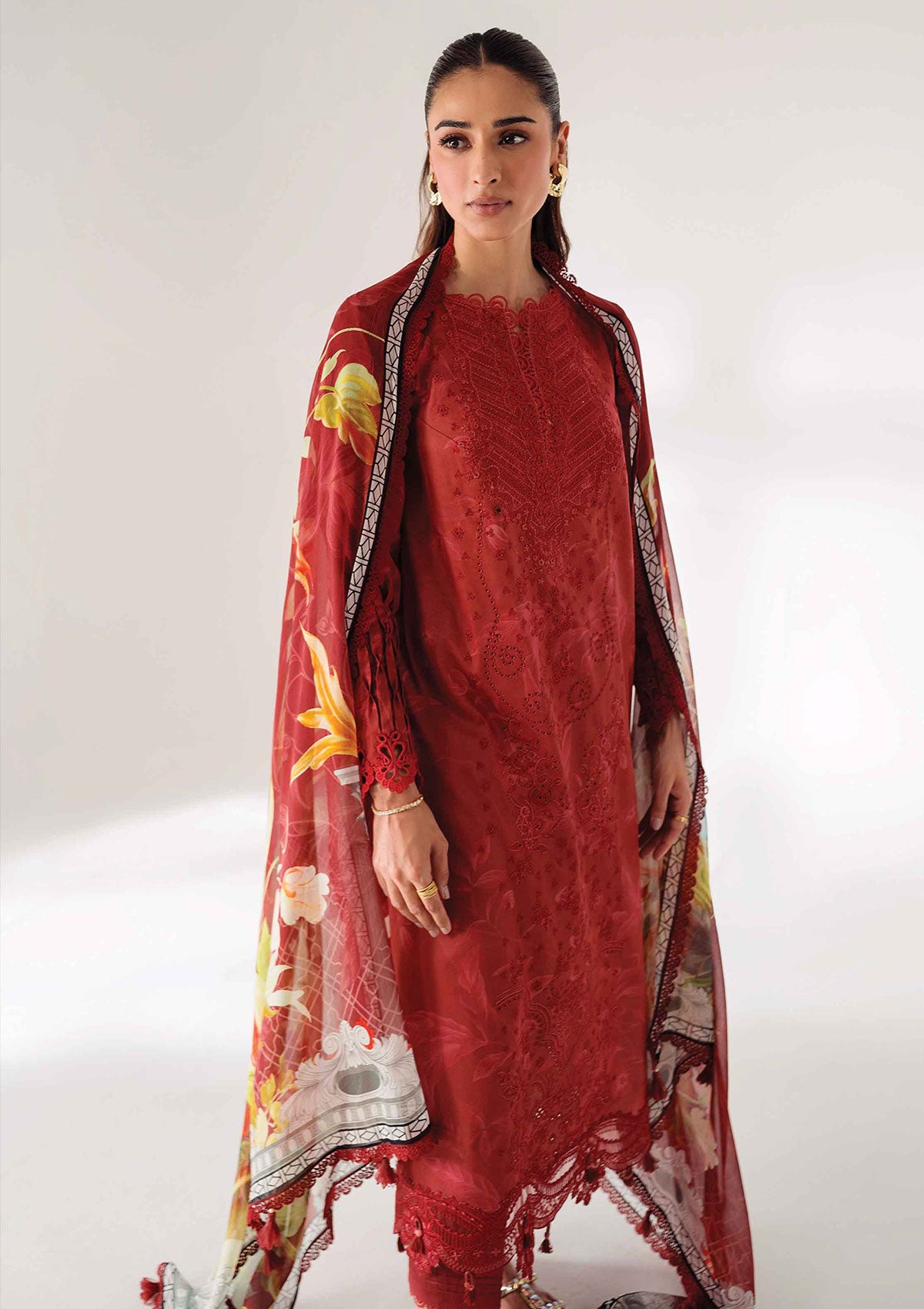 Lawn Collection - Qalamkar - Q Prints 24 - AR#09 - Renee