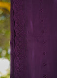 Lawn Embroidered Shawl D - 32 - D Purple