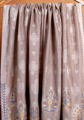 Pashmina Jamawar Shawl D#161 - Brown