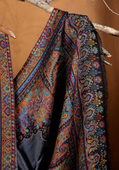 Pashmina Zari Jamawar Shawl D#04 - Black