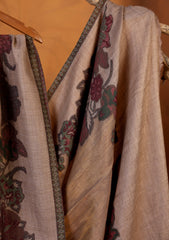 Pashmina Zari Jamawar Shawl D#05 - Skin