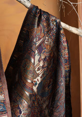 Pashmina Zari Jamawar Shawl D#50 - Black