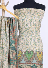 Winter - Riwaj - Printed Pashmina - 3 Pcs Suit - D#06 - F Skin